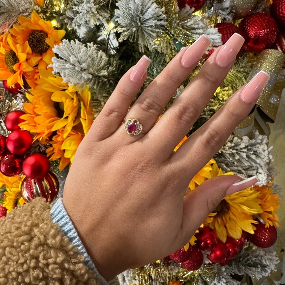 .925 sterling silver and copper handmade ring ✨ - Picture 9 of 11